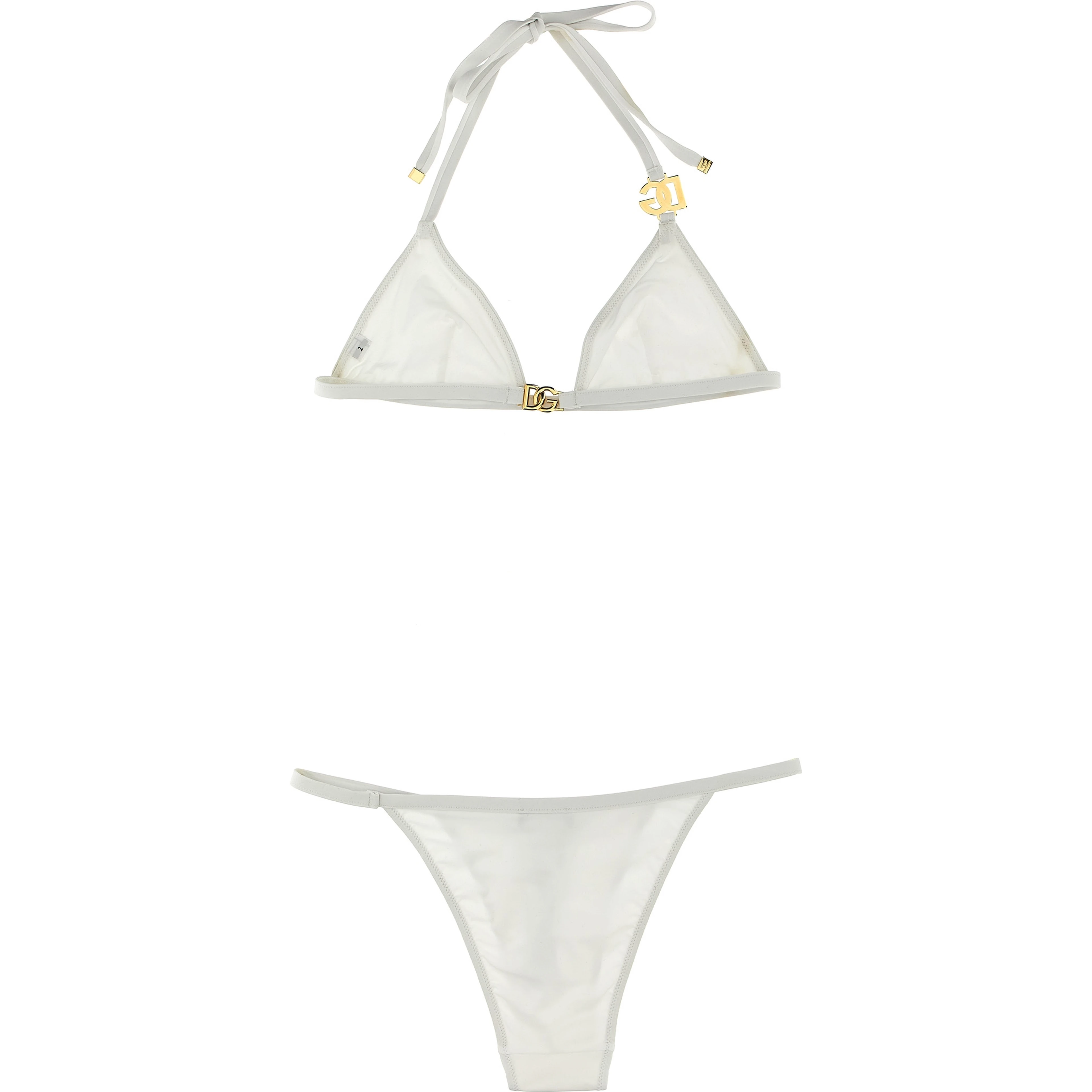 White Polyamide Bikini