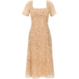 Multicolor Polyester Midi Dress