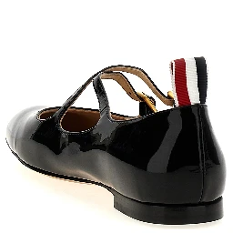 Black Lamb Leather Ballet Flats