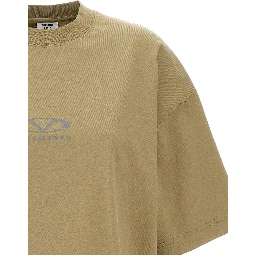Beige Cotton T-Shirt