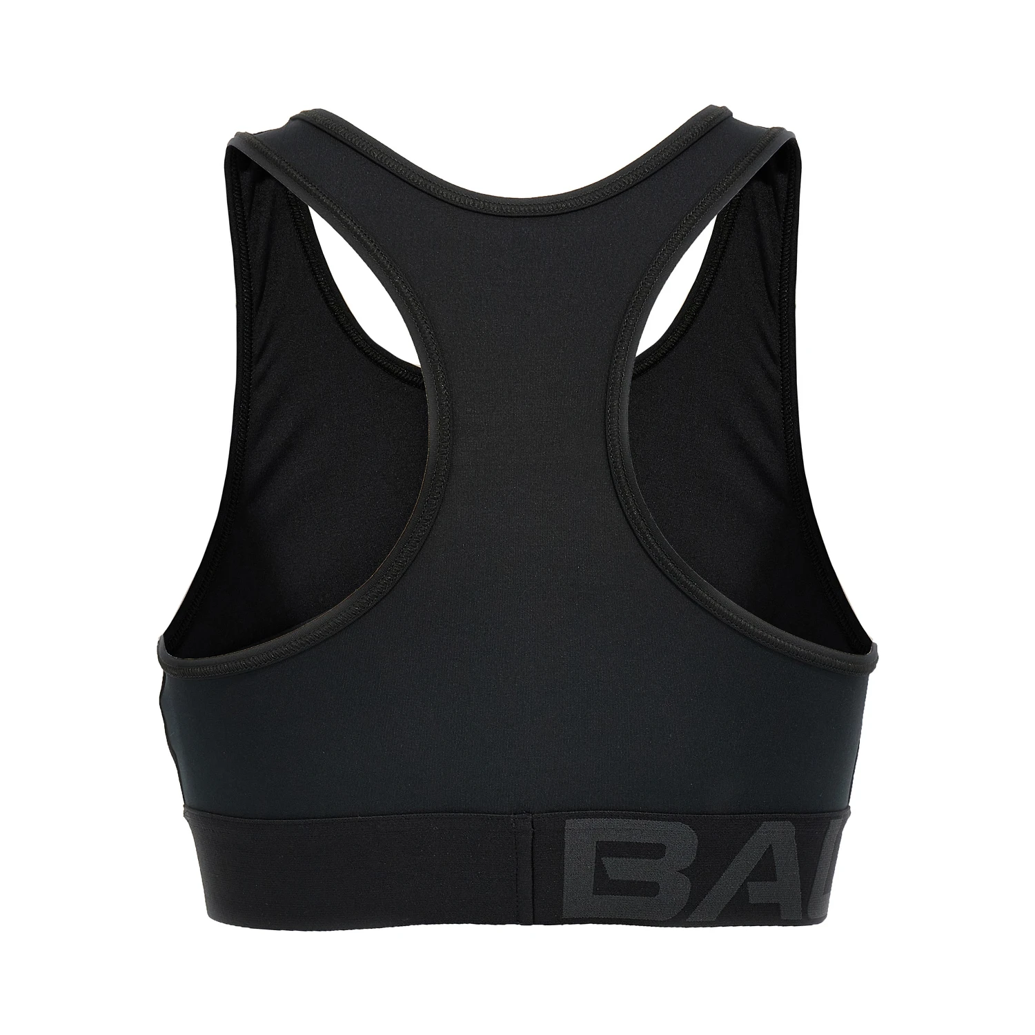 Black Polyester Sport Bra