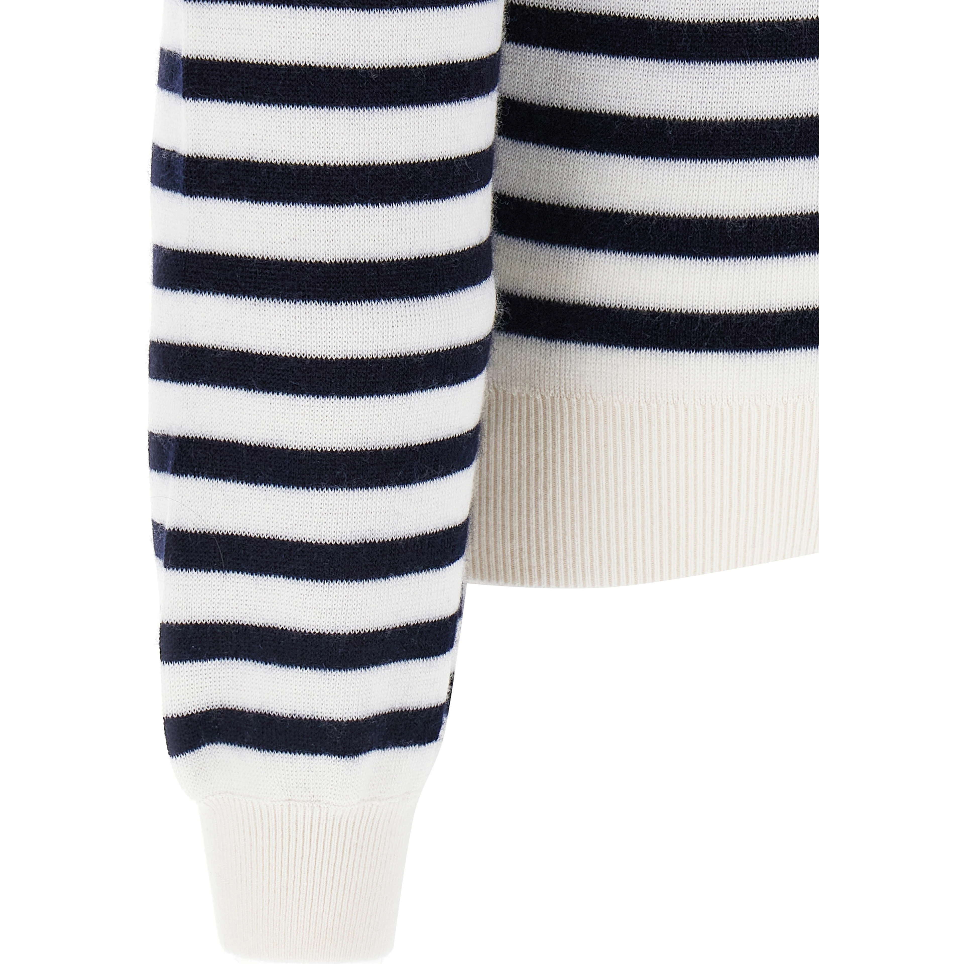 Bicolor Cashmere Cardigan