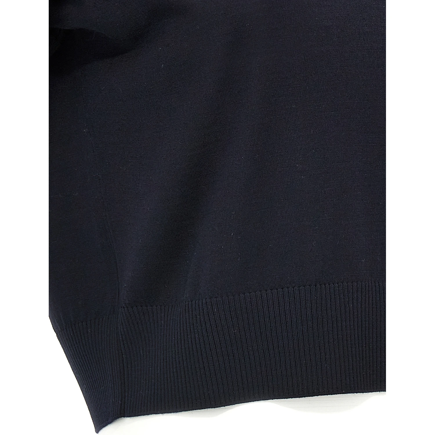 Blue Wool Shortsleeve Shirt