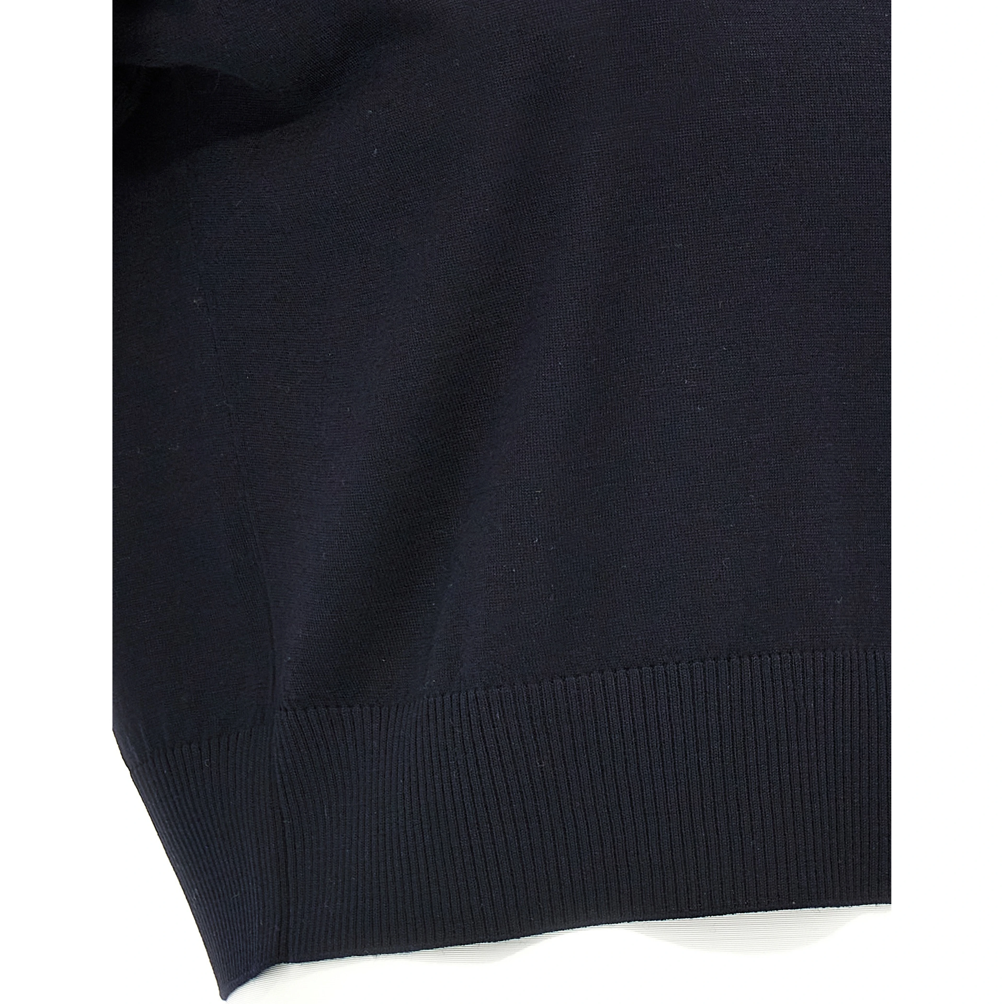 Blue Wool Shortsleeve Shirt