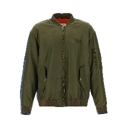 Multicolor Polyamide Bomber