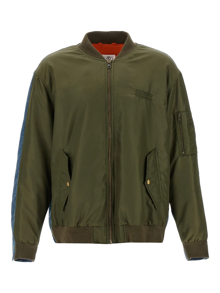 Multicolor Polyamide Bomber