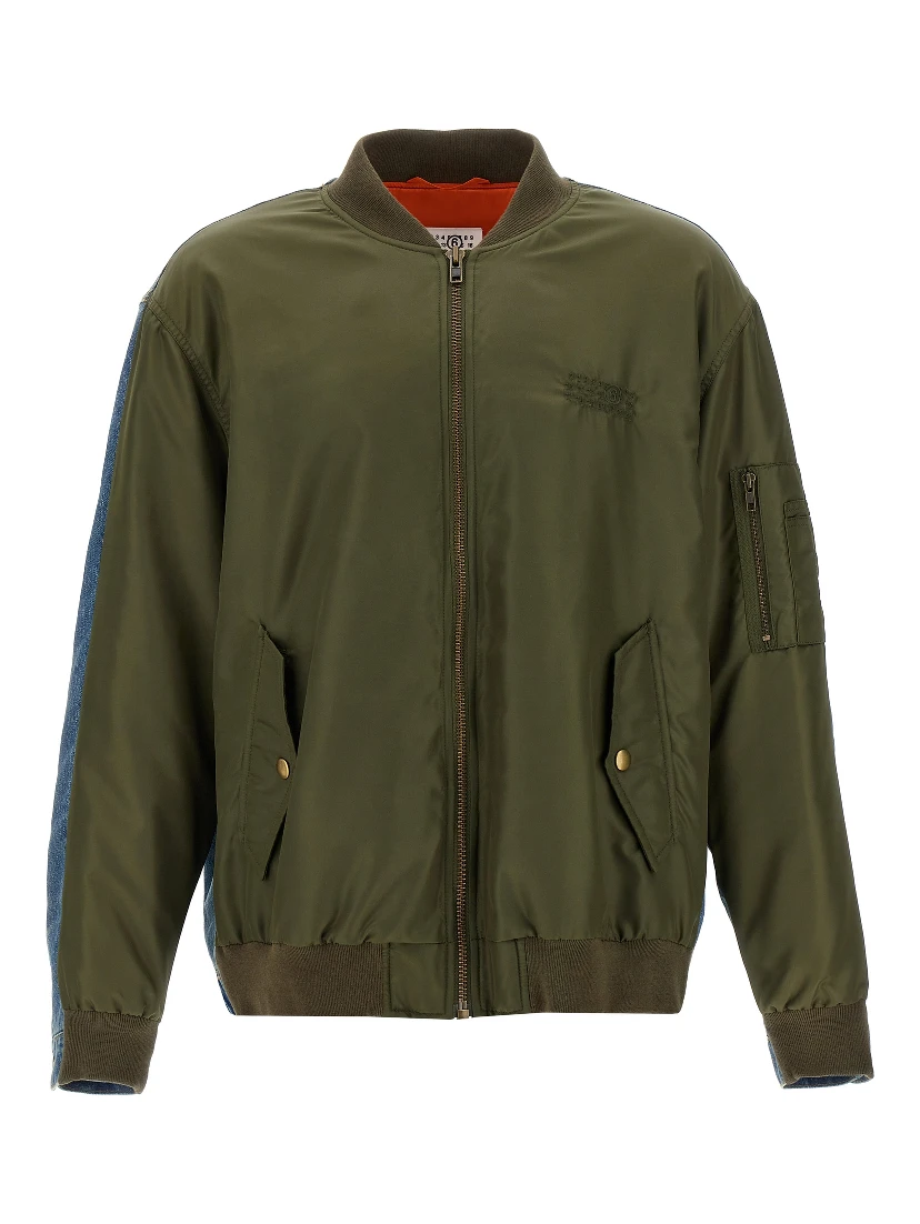 Multicolor Polyamide Bomber