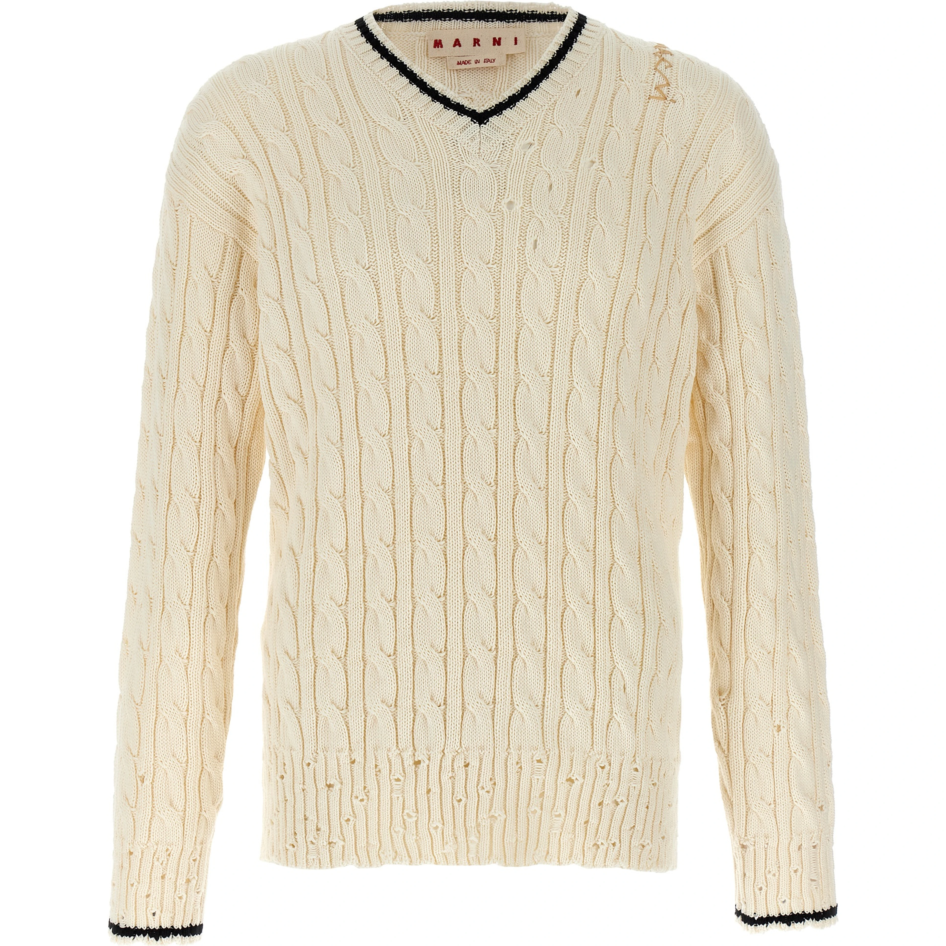 White Cotton Cardigan