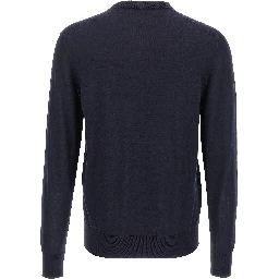Blue Silk Cardigan