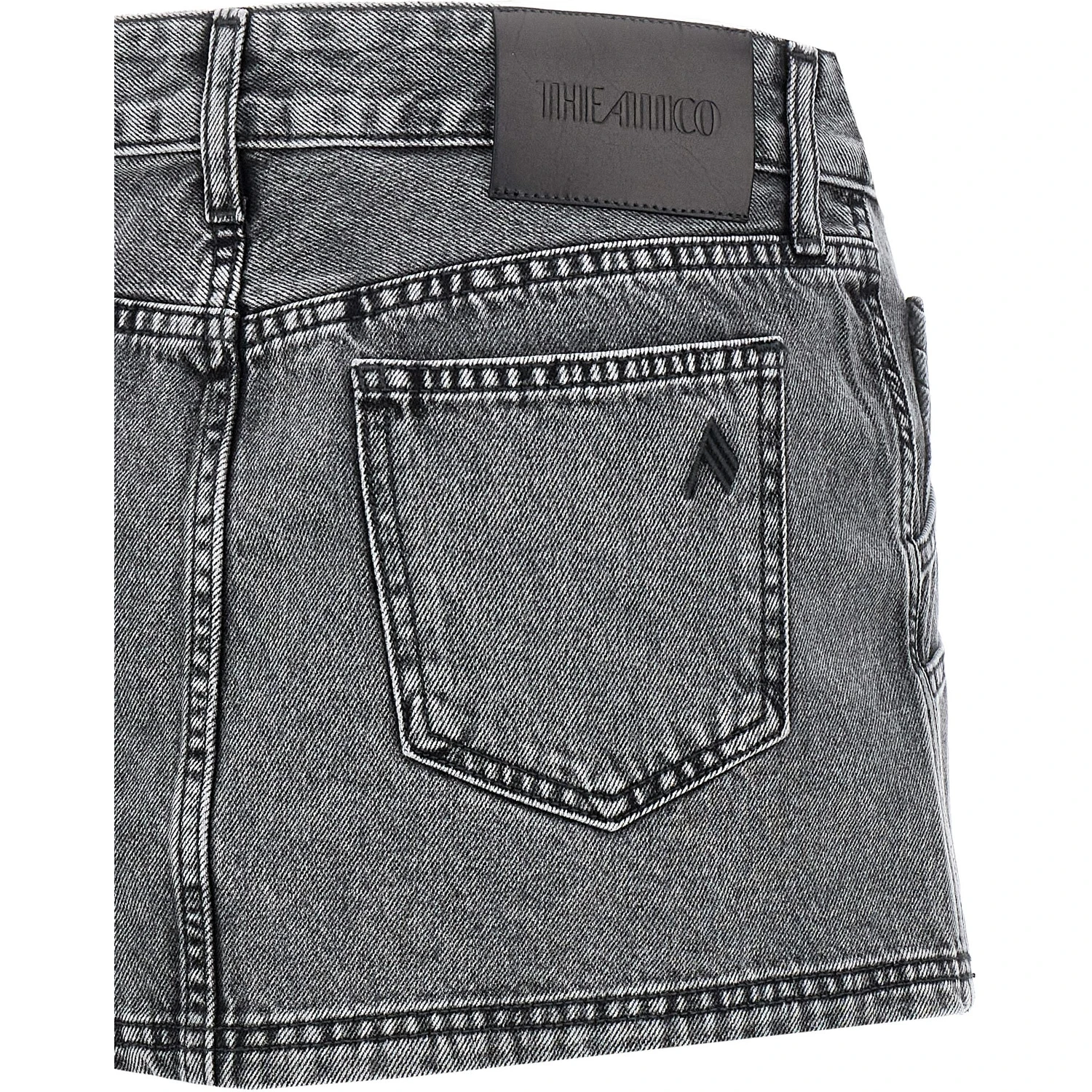 Gray Cotton Long Skirt