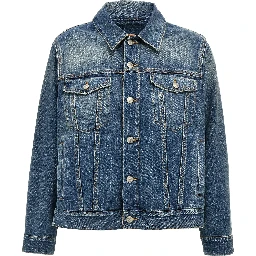 Blue Cotton Denim Jacket
