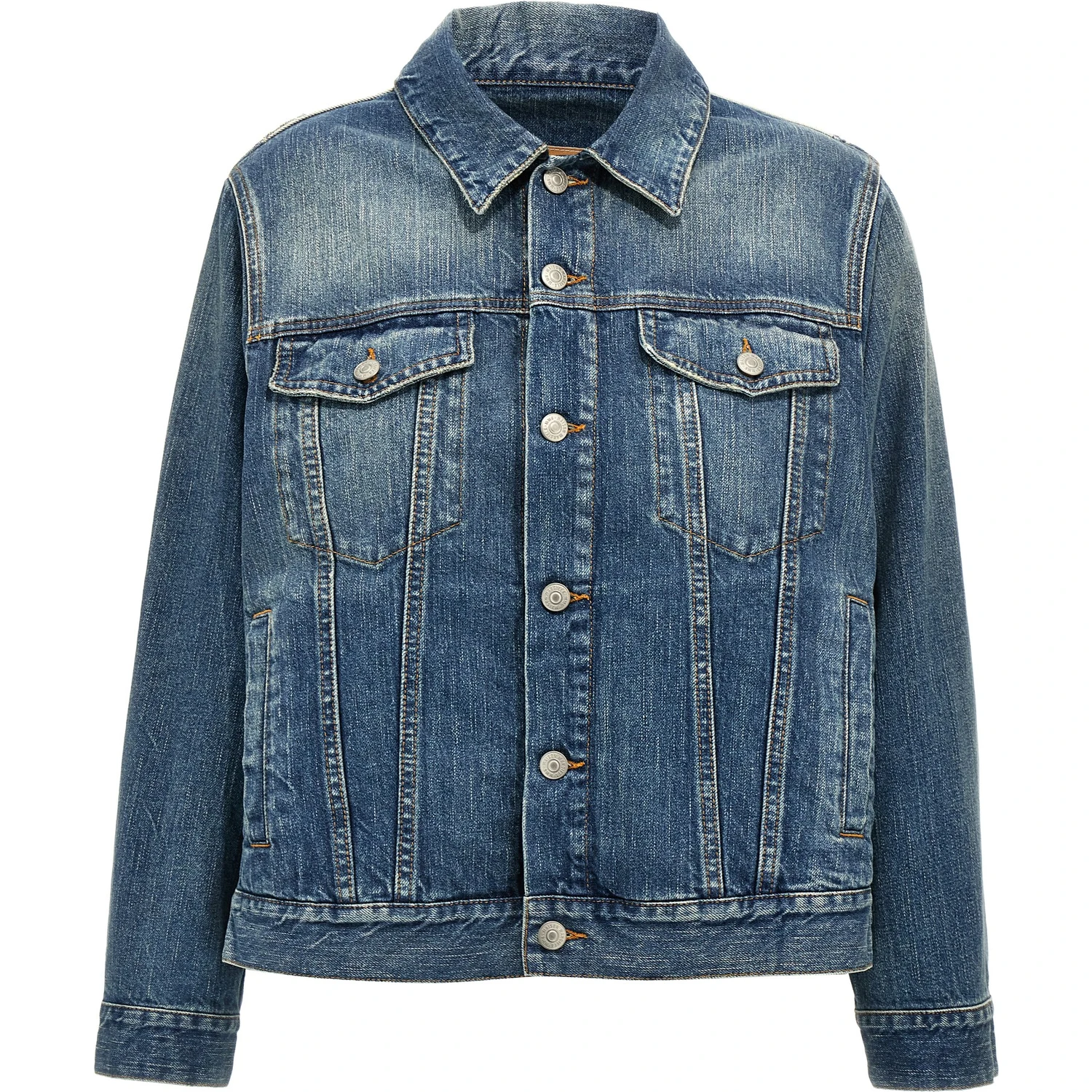 Blue Cotton Denim Jacket
