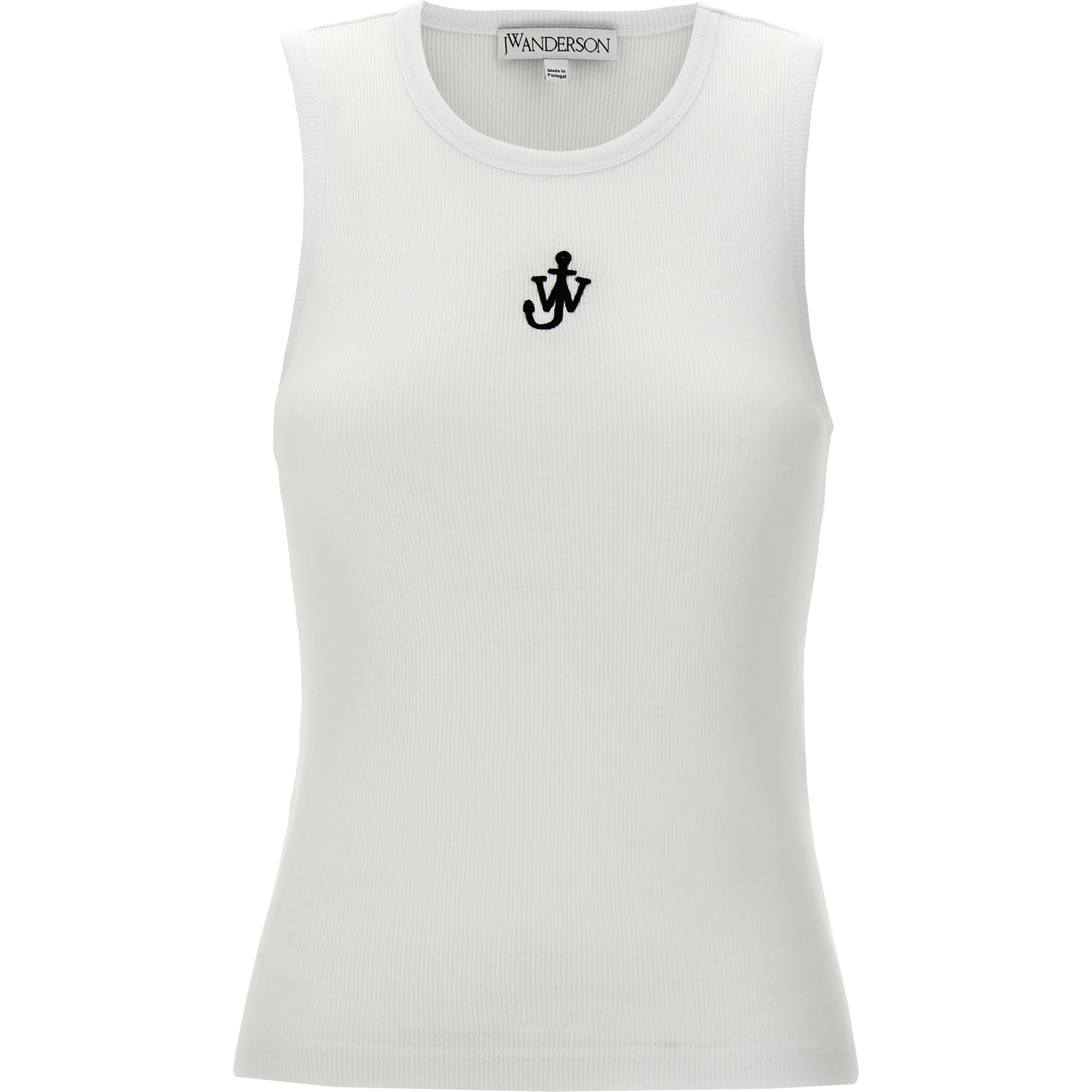Bicolor Cotton Sleeveles T-Shirt
