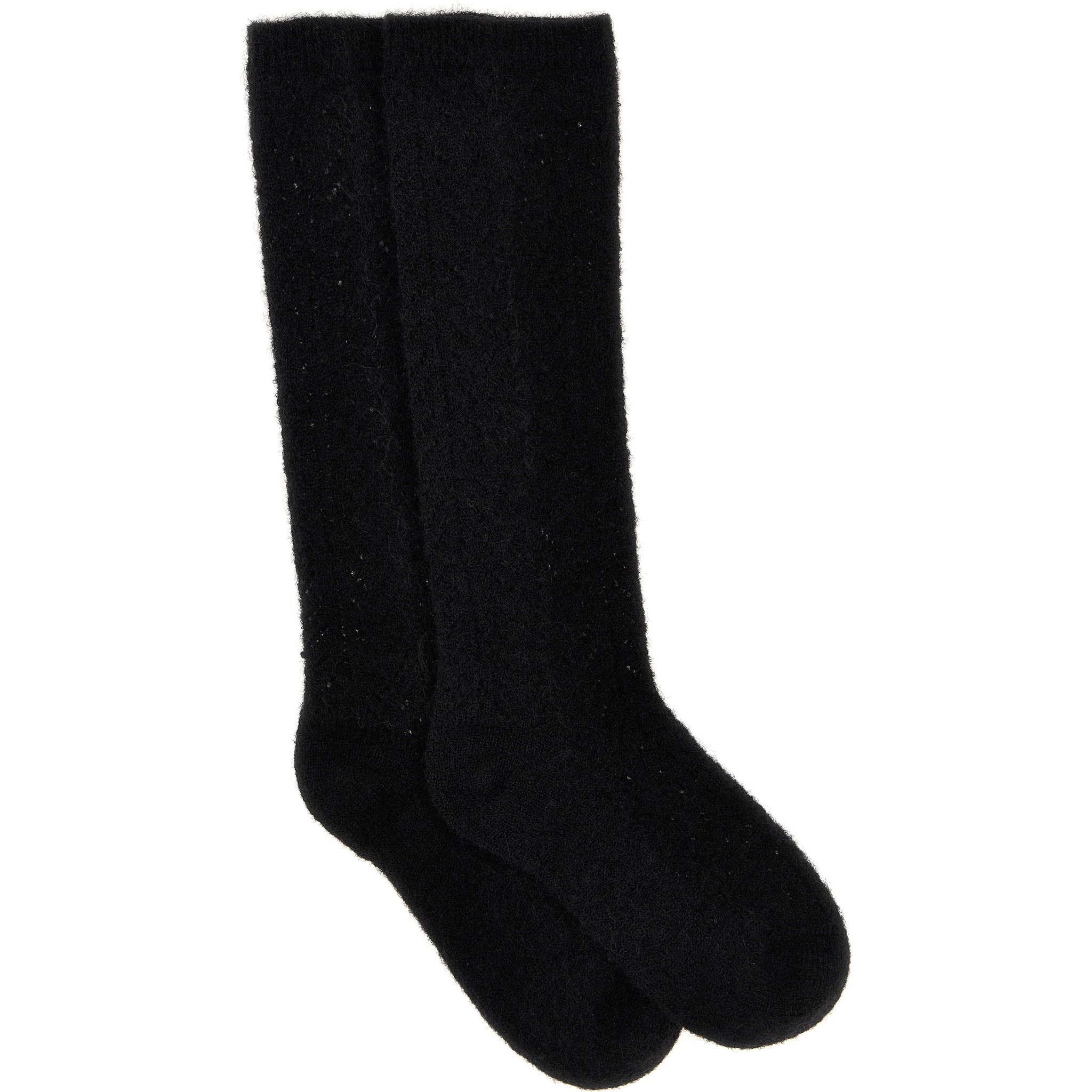 Black Wool Socks