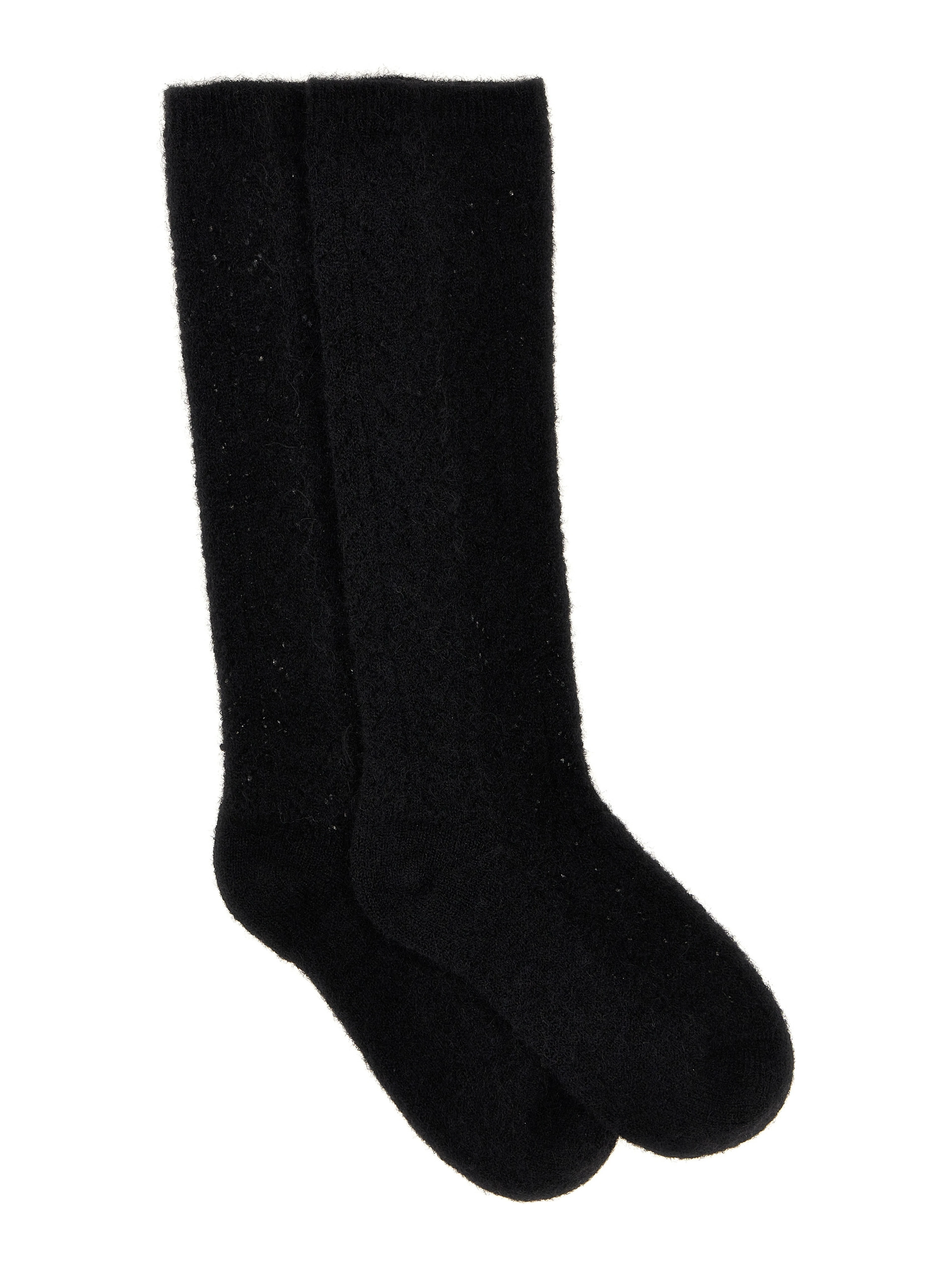 Black Wool Socks