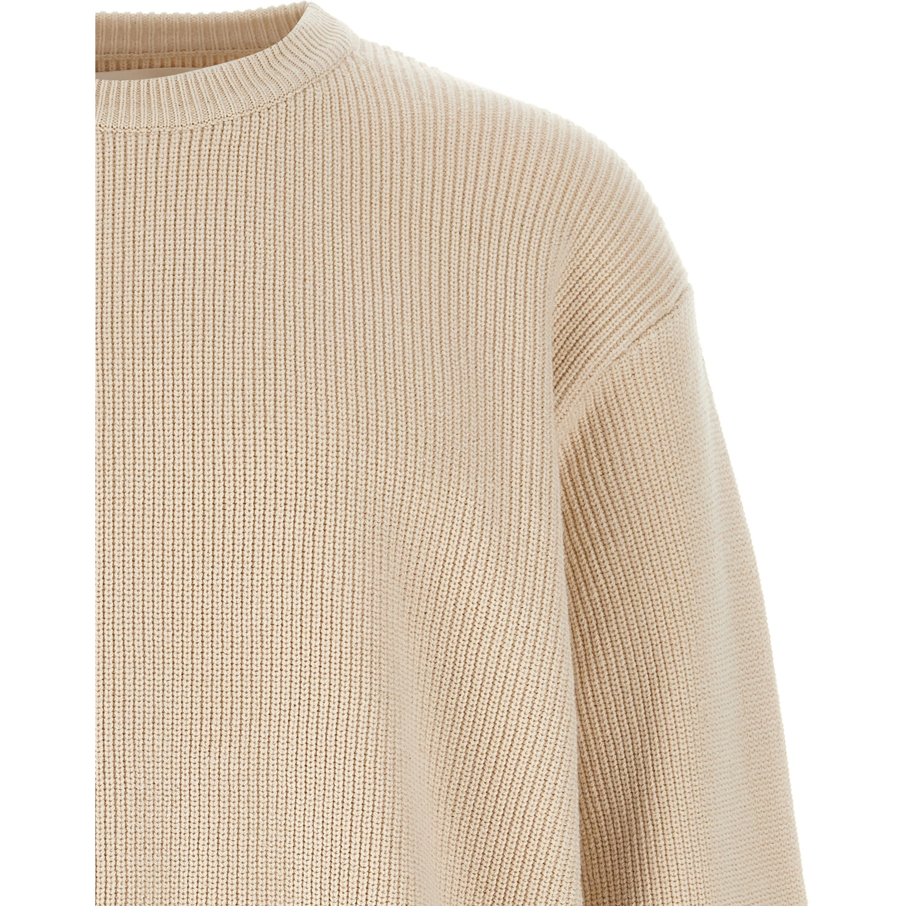 Beige Cotton Cardigan