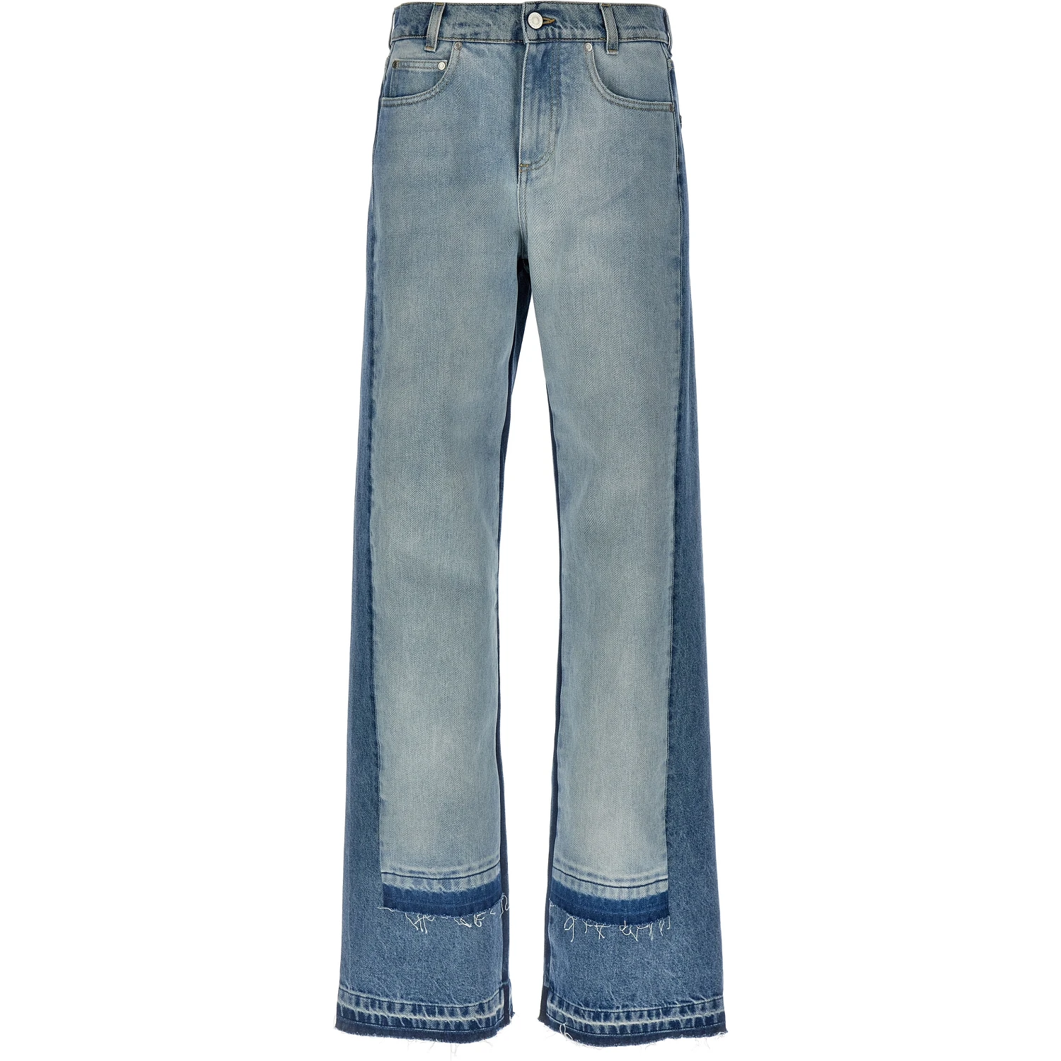 Blue Cotton Jeans Denim