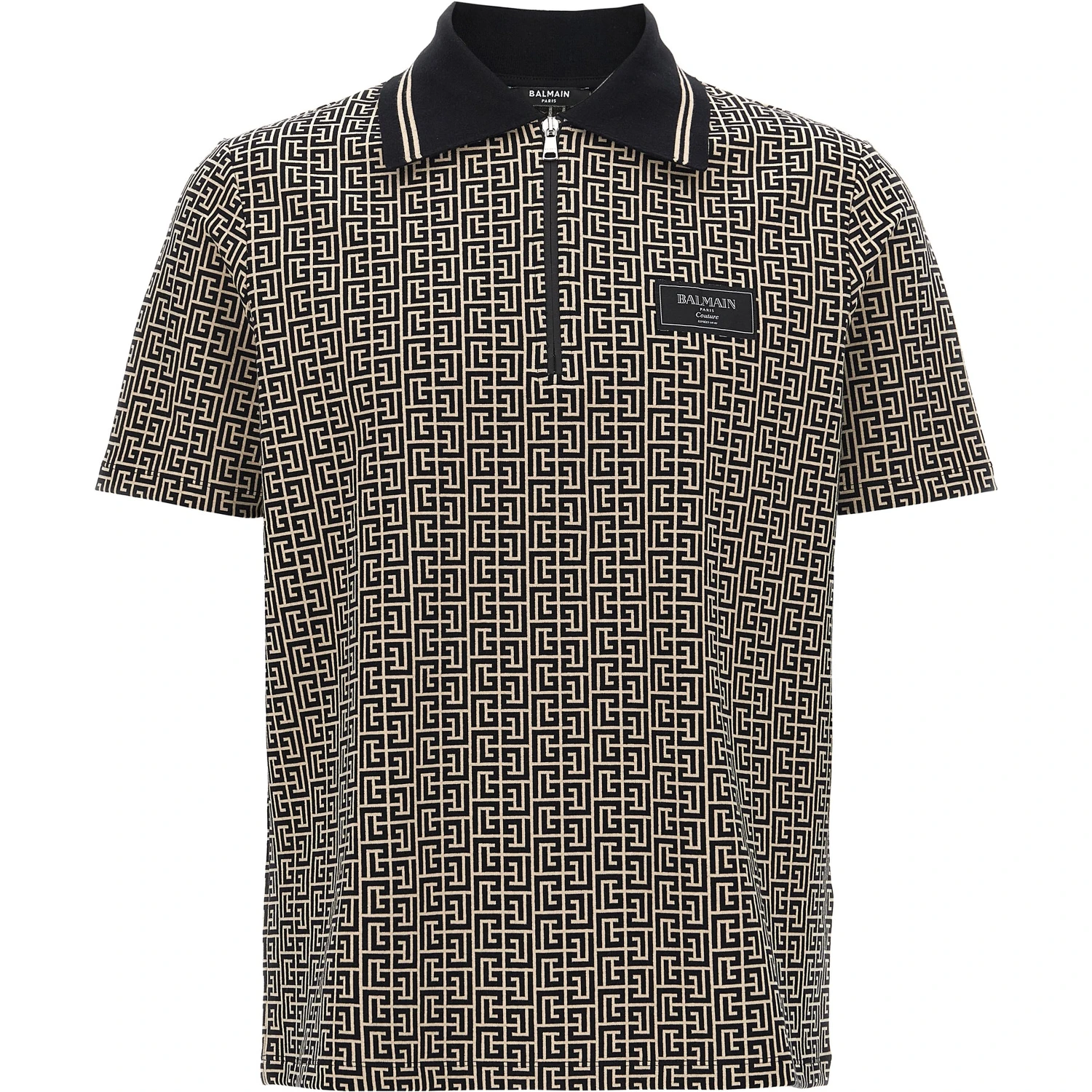 Bicolor Cotton Polo Shirt