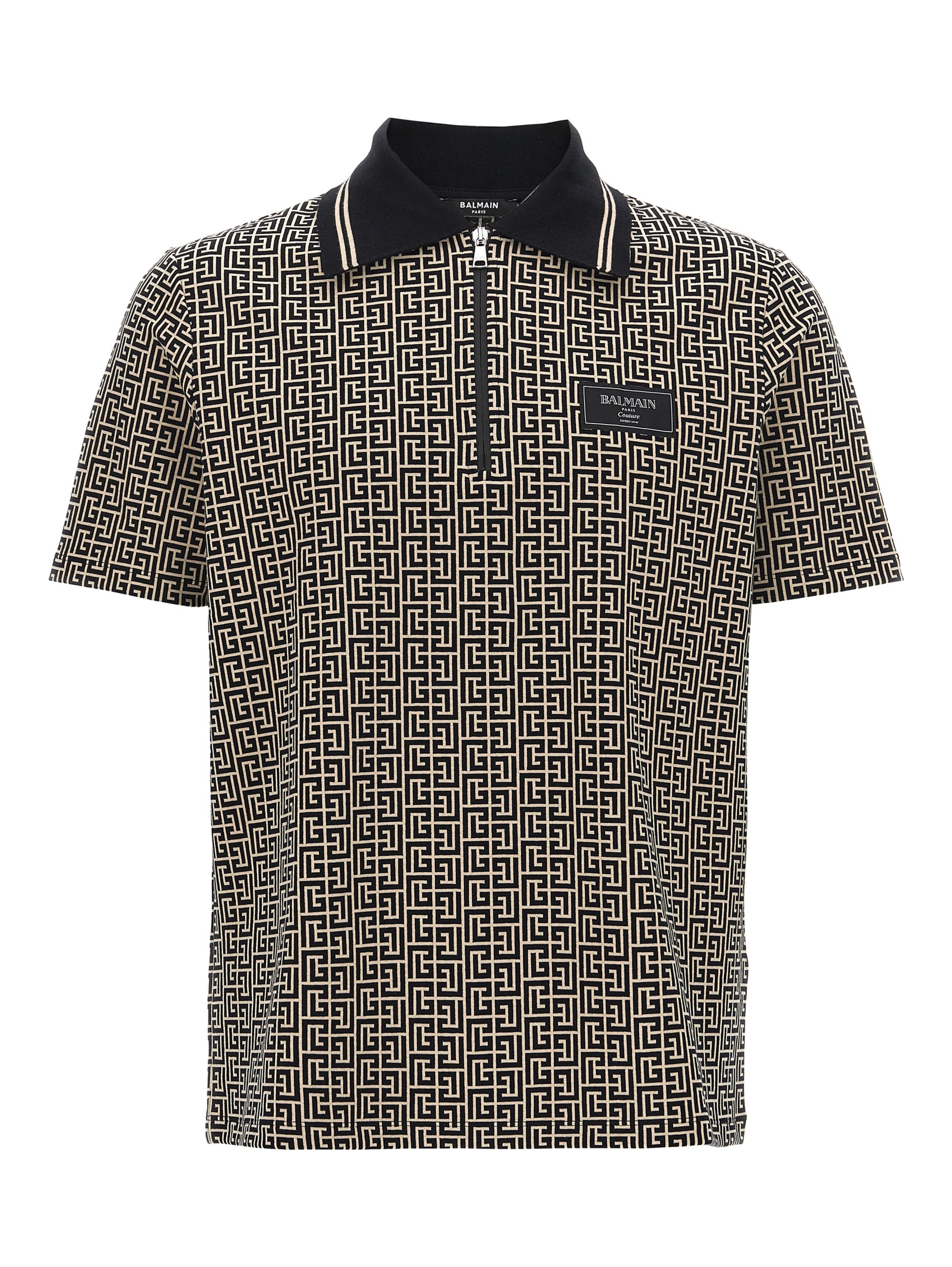 Bicolor Cotton Polo Shirt