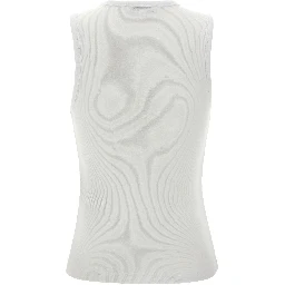 Bicolor Cotton Sleeveles T-Shirt