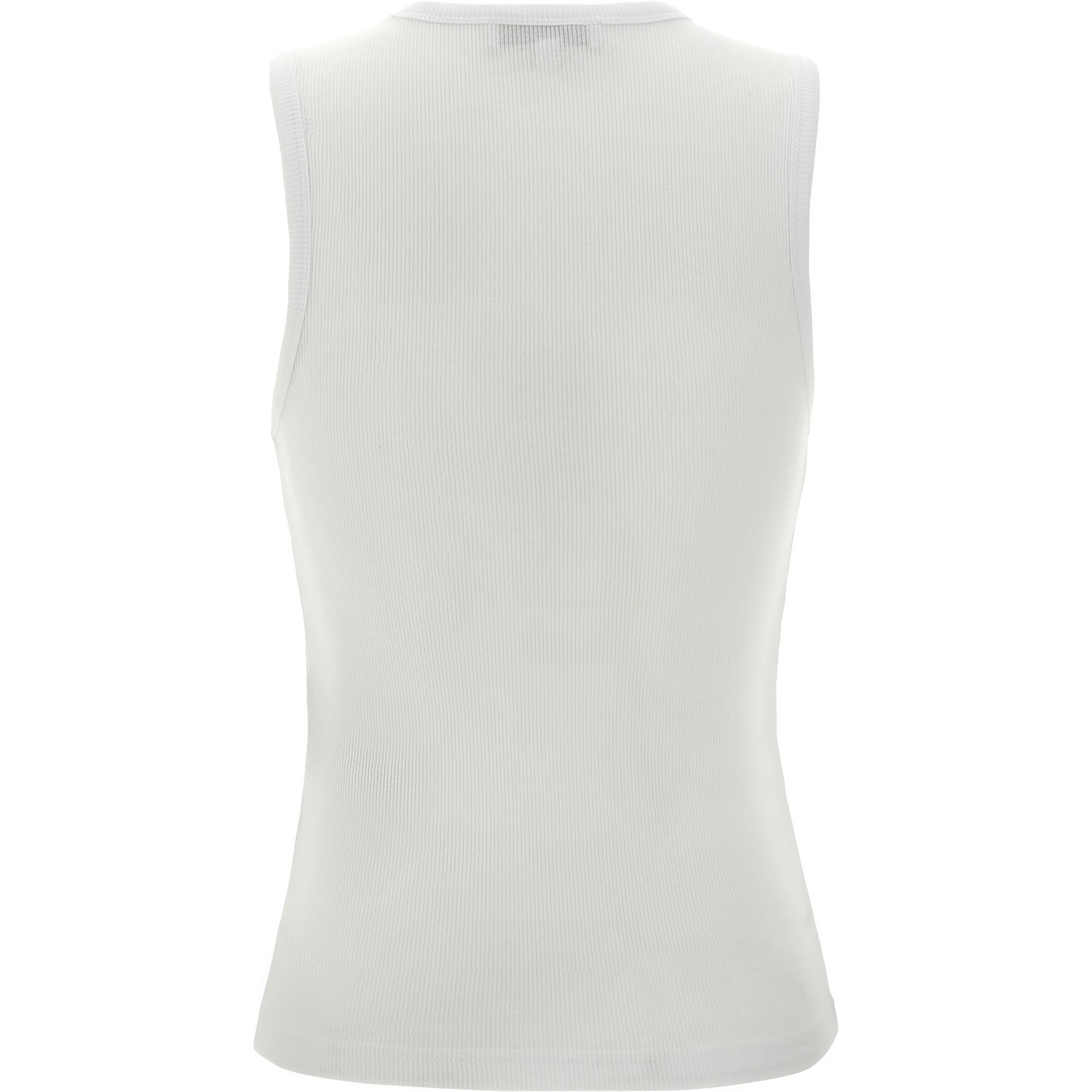 Bicolor Cotton Sleeveles T-Shirt