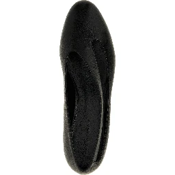 Black Lamb Leather Ballet Flats