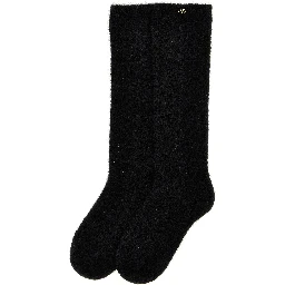 Black Wool Socks
