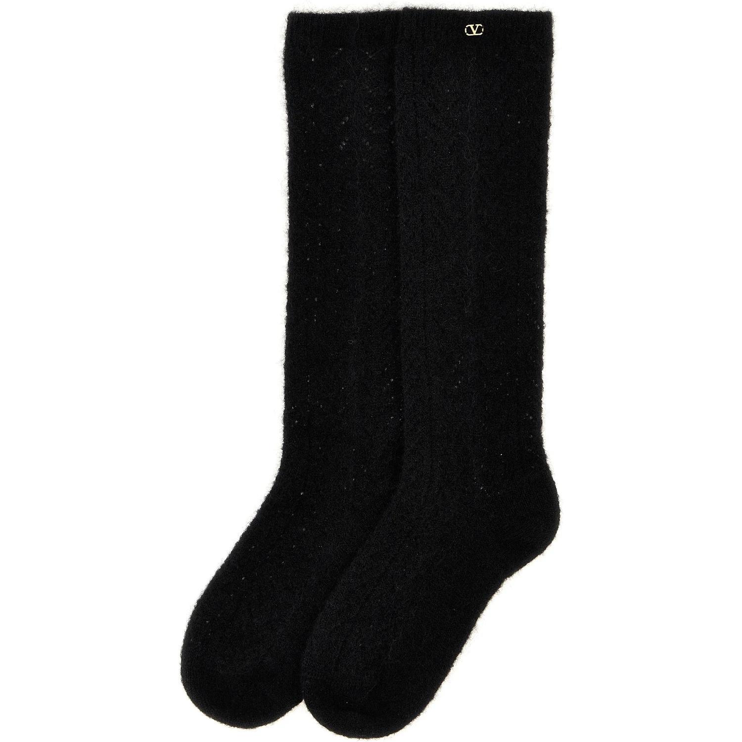 Black Wool Socks