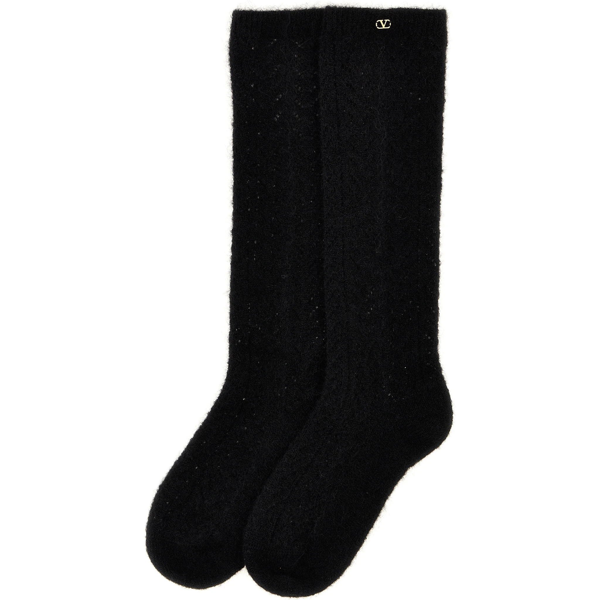 Black Wool Socks