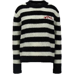 Bicolor Wool Cardigan