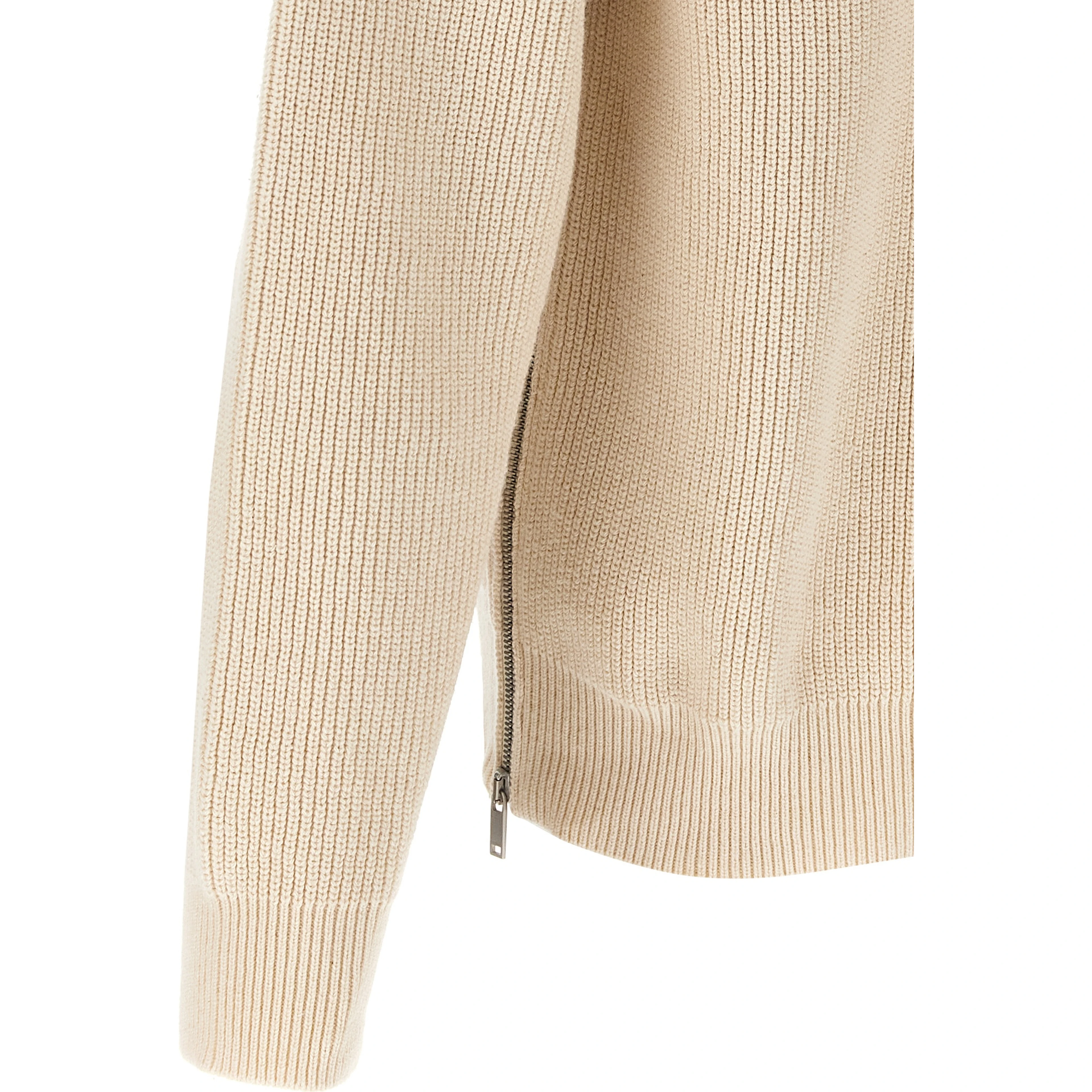 Beige Cotton Cardigan