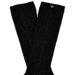 Black Wool Socks