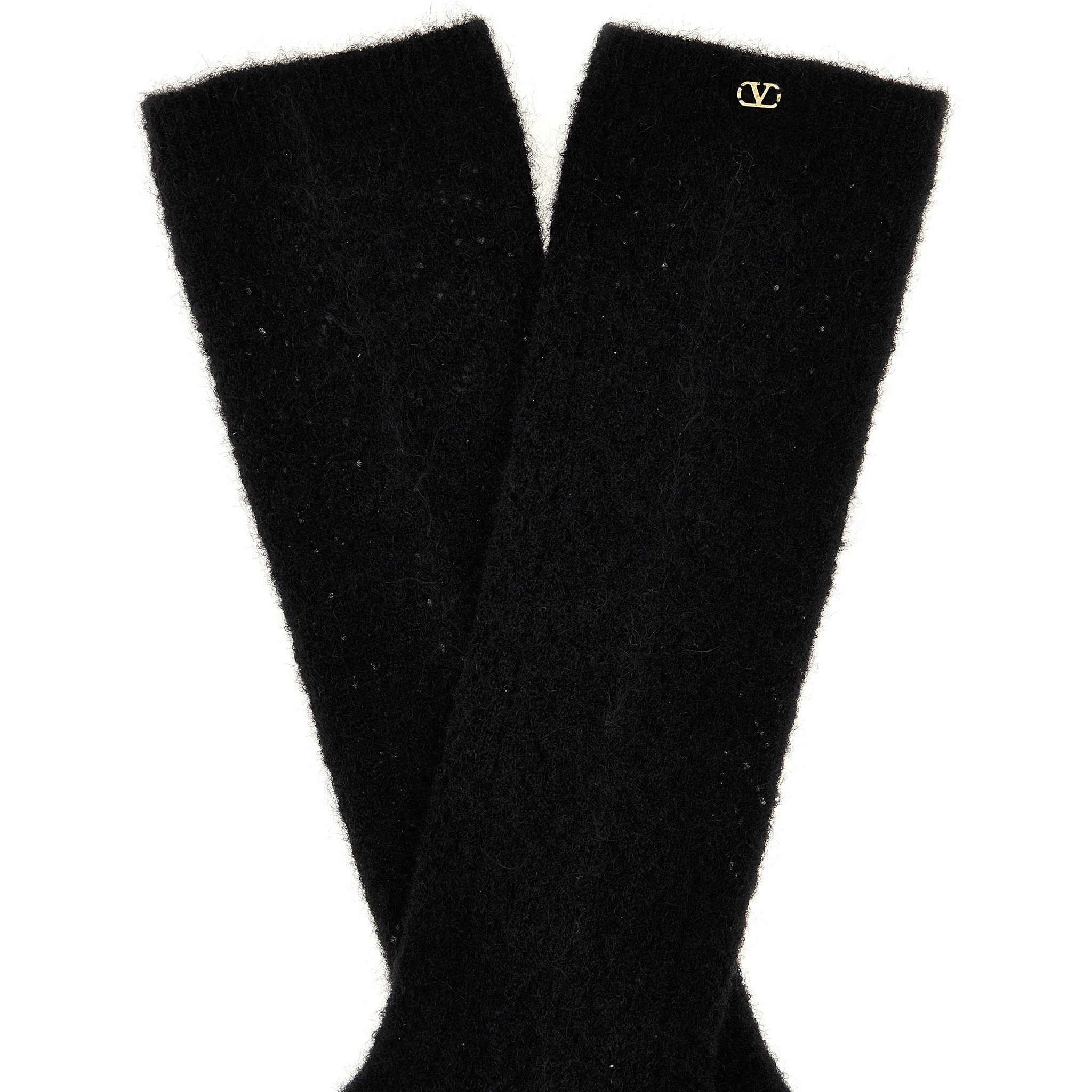 Black Wool Socks