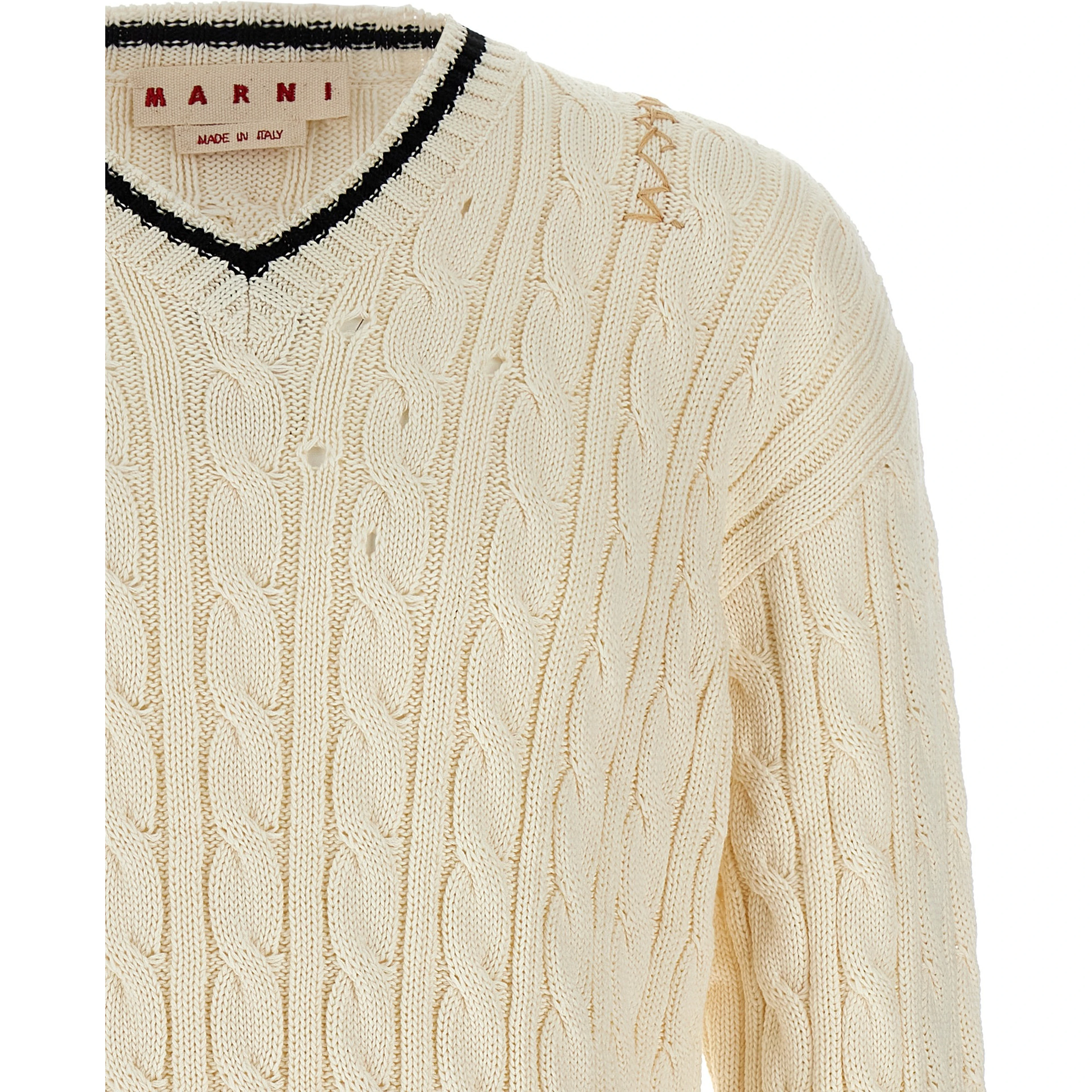 White Cotton Cardigan