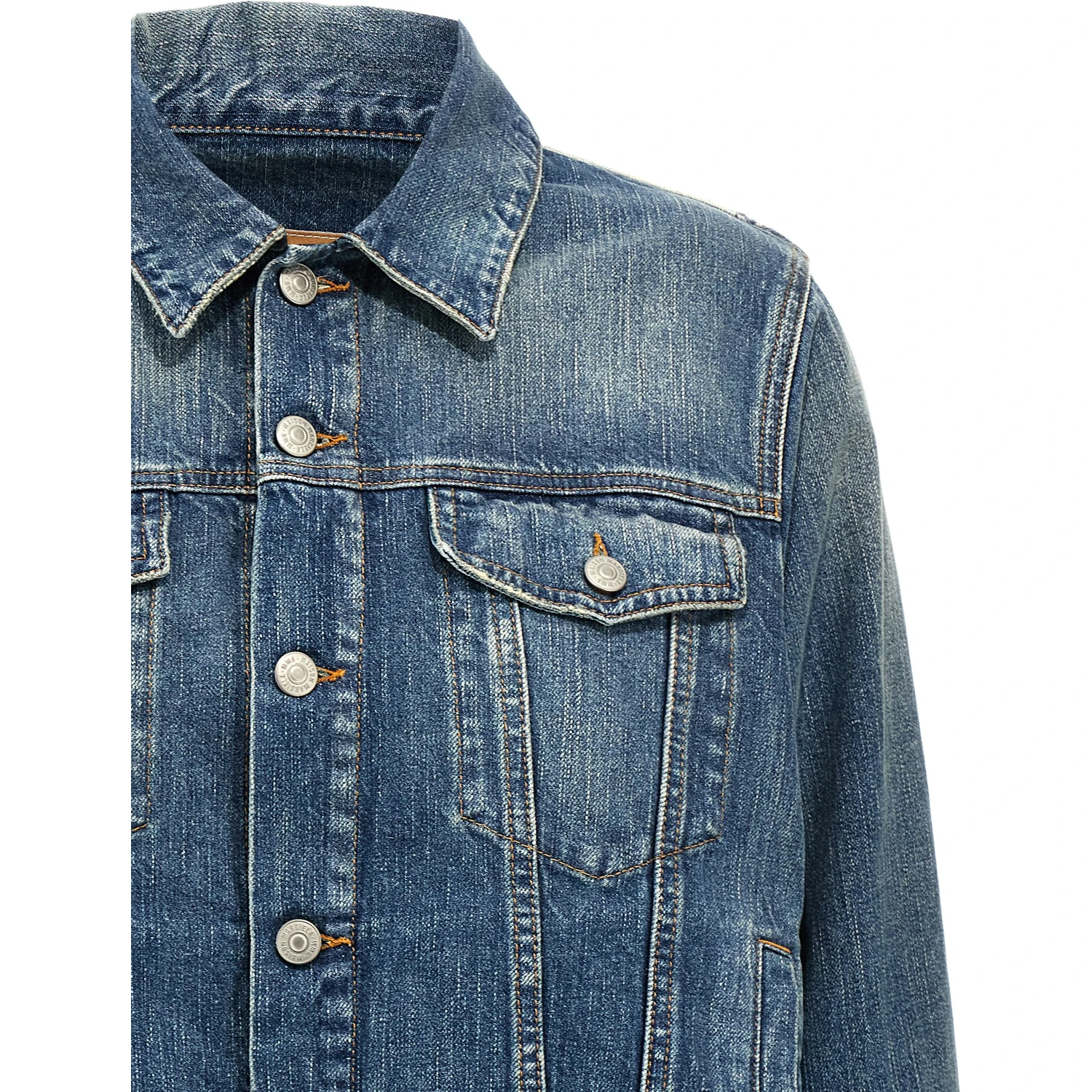Blue Cotton Denim Jacket