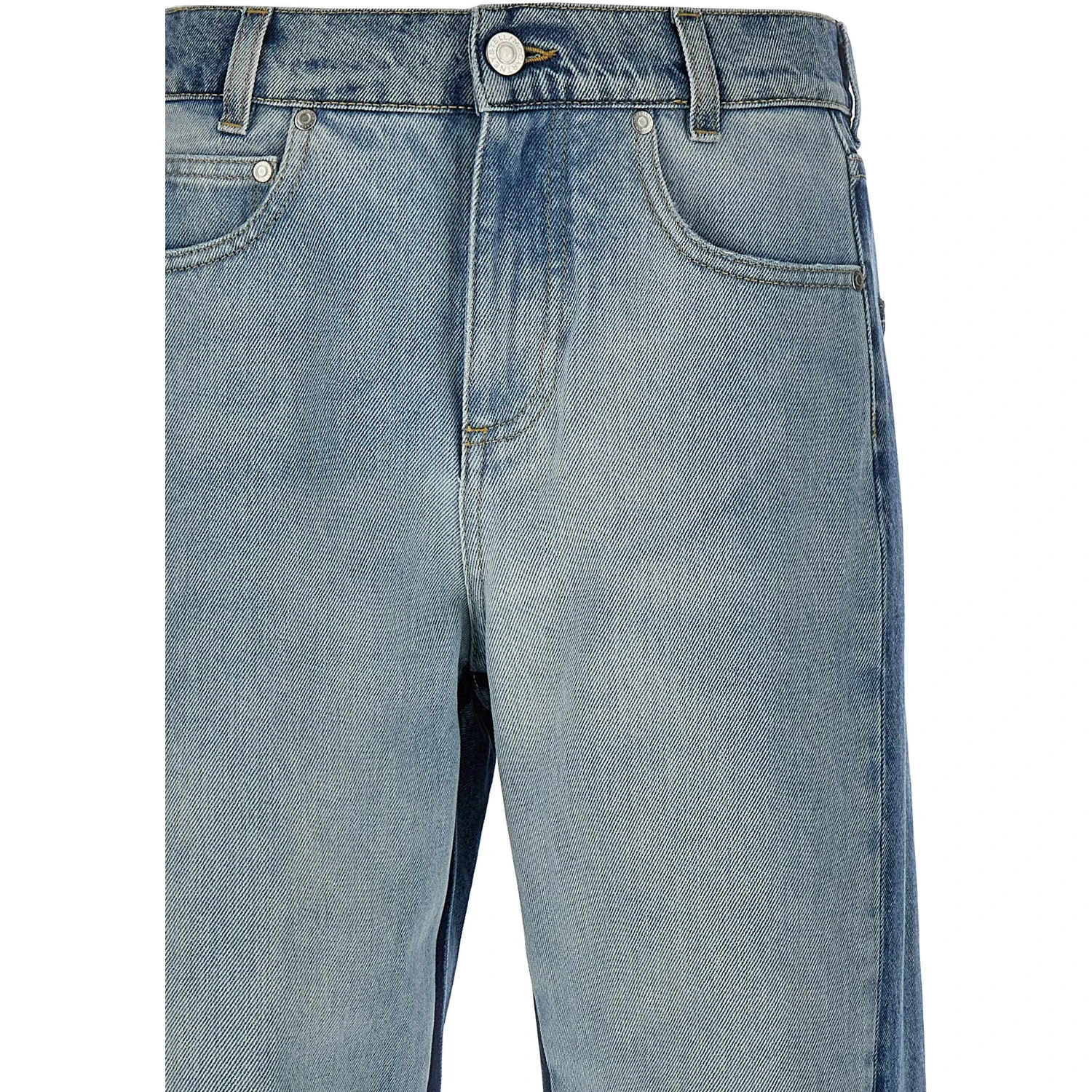 Blue Cotton Jeans Denim