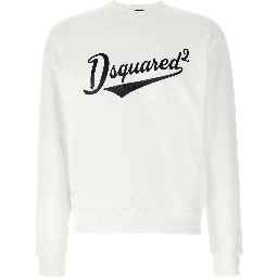 White Cotton Sweatshirt