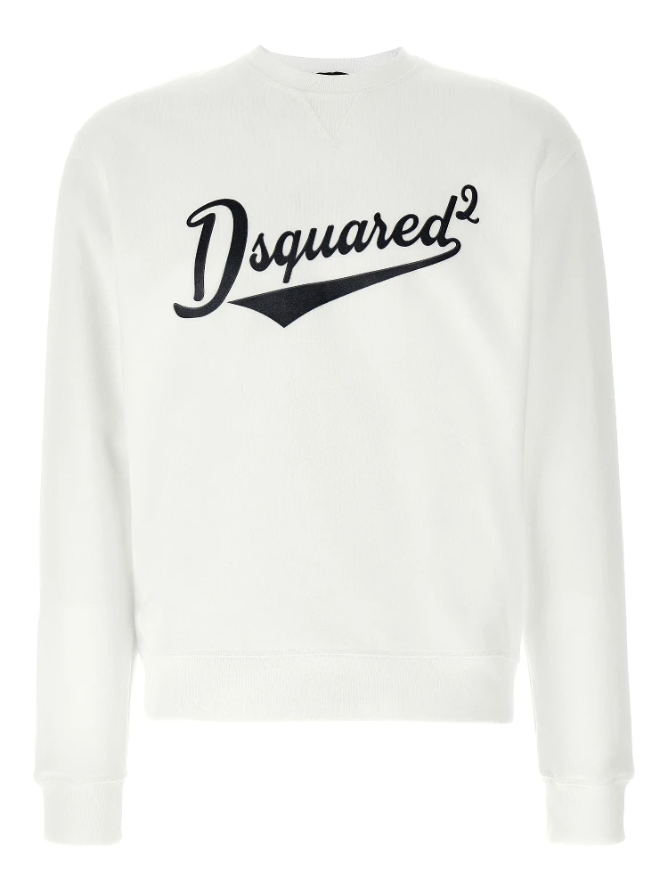 White Cotton Sweatshirt