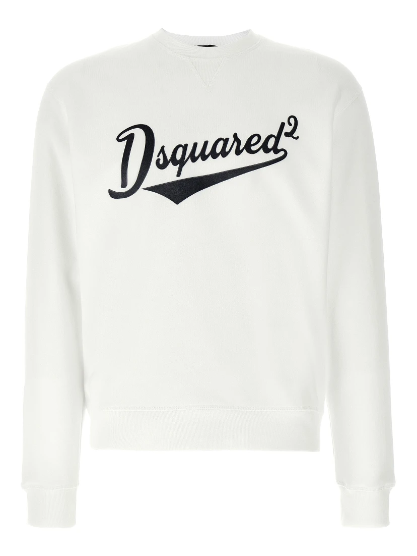 White Cotton Sweatshirt