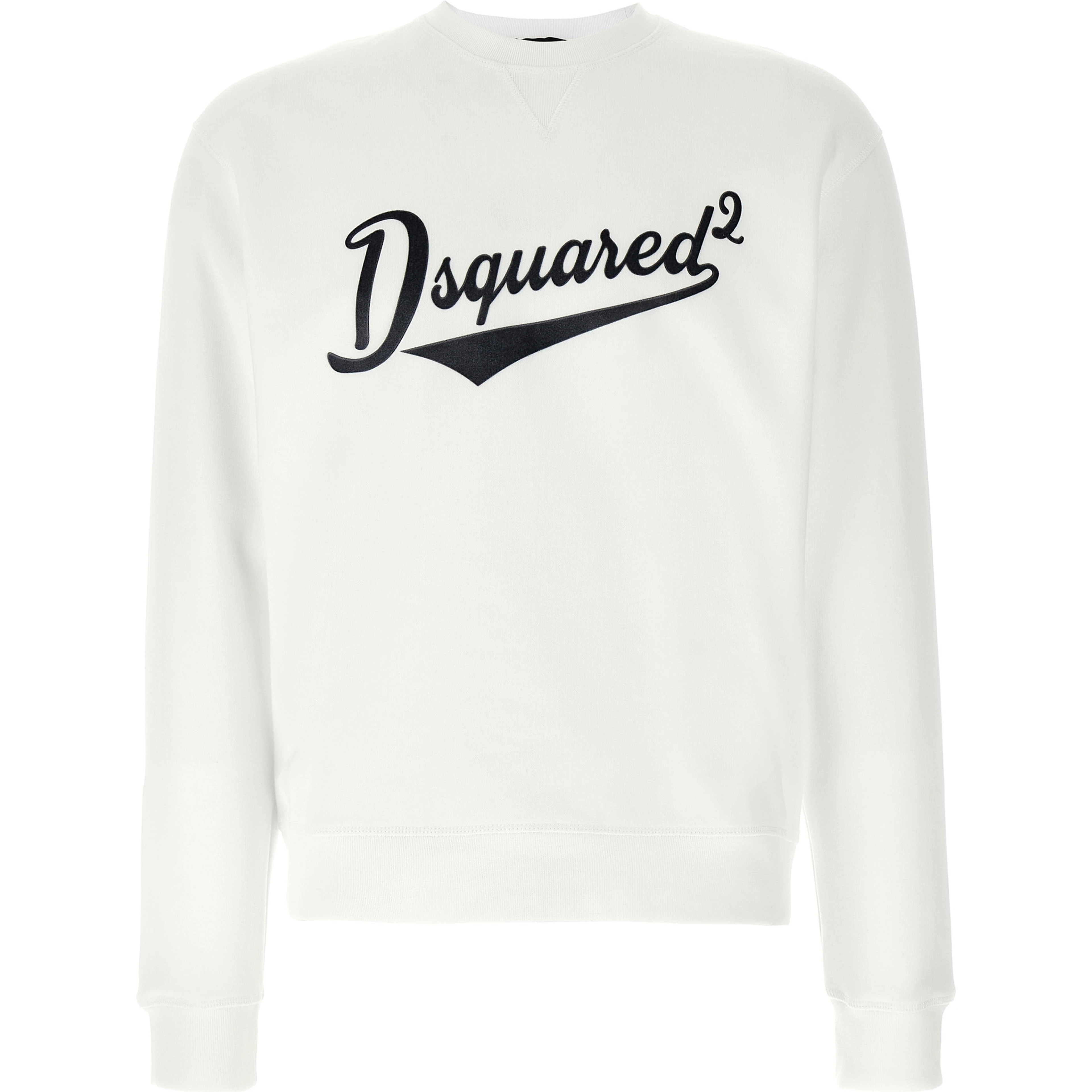 White Cotton Sweatshirt