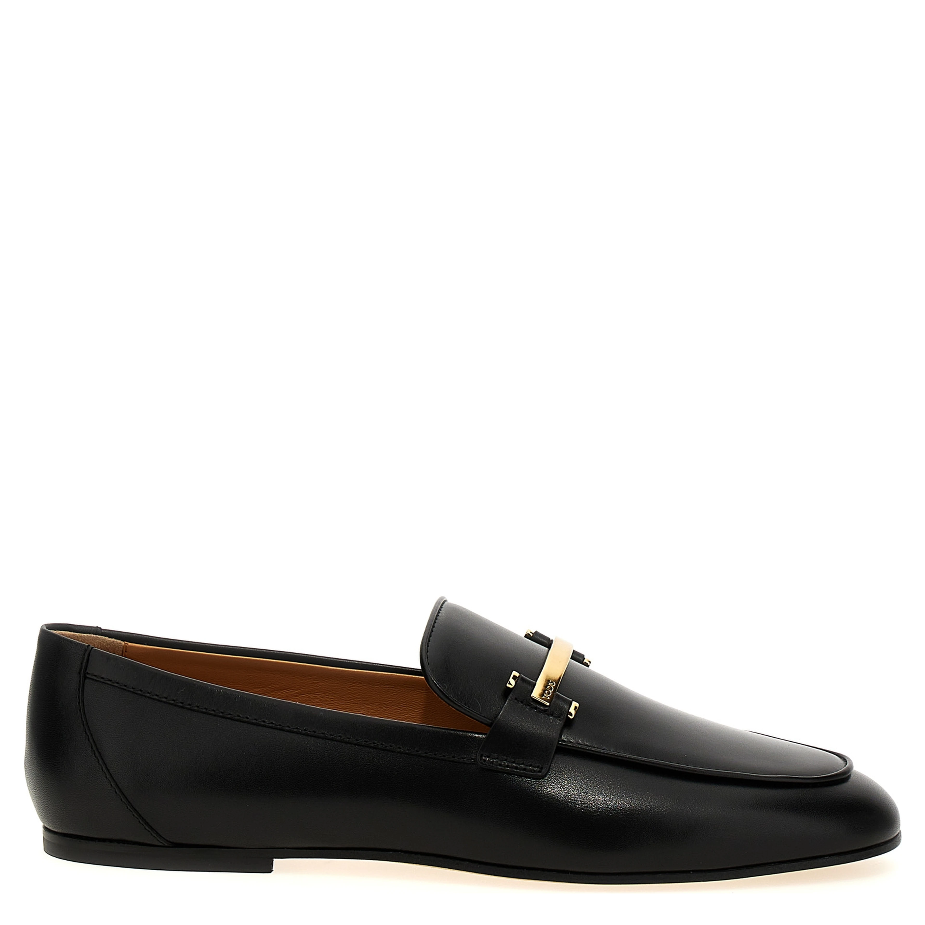Black Calfskin Slip-On Loafers
