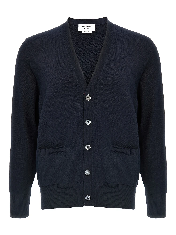 Blue Cotton Cardigan