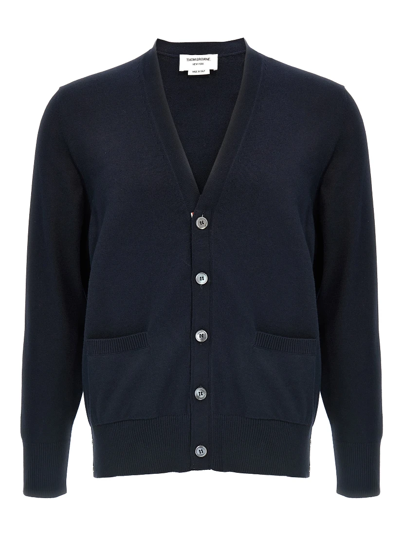 Blue Cotton Cardigan