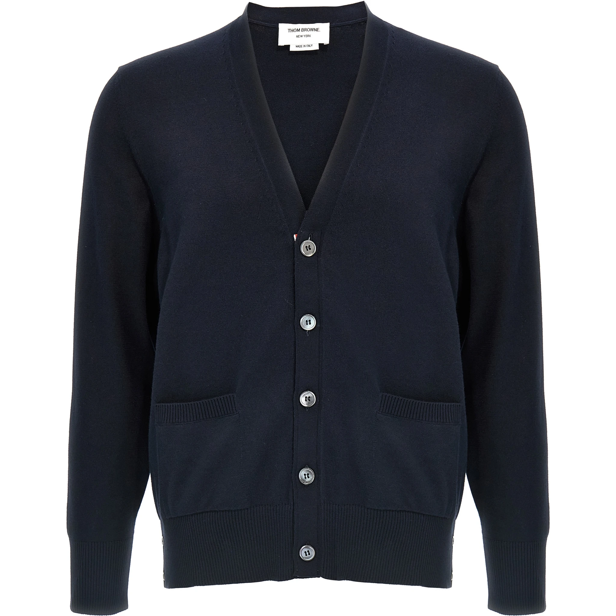 Blue Cotton Cardigan