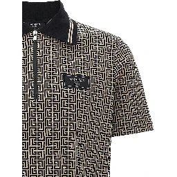 Bicolor Cotton Polo Shirt