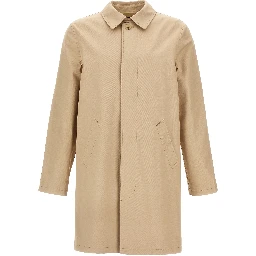 Beige Cotton Coat