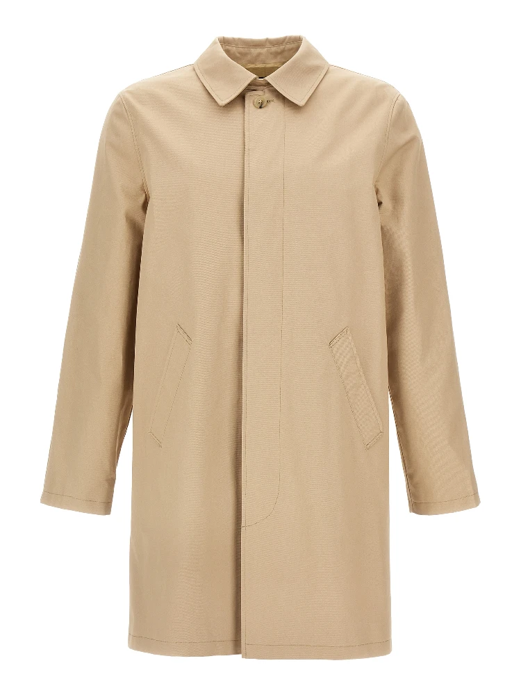 Beige Cotton Coat