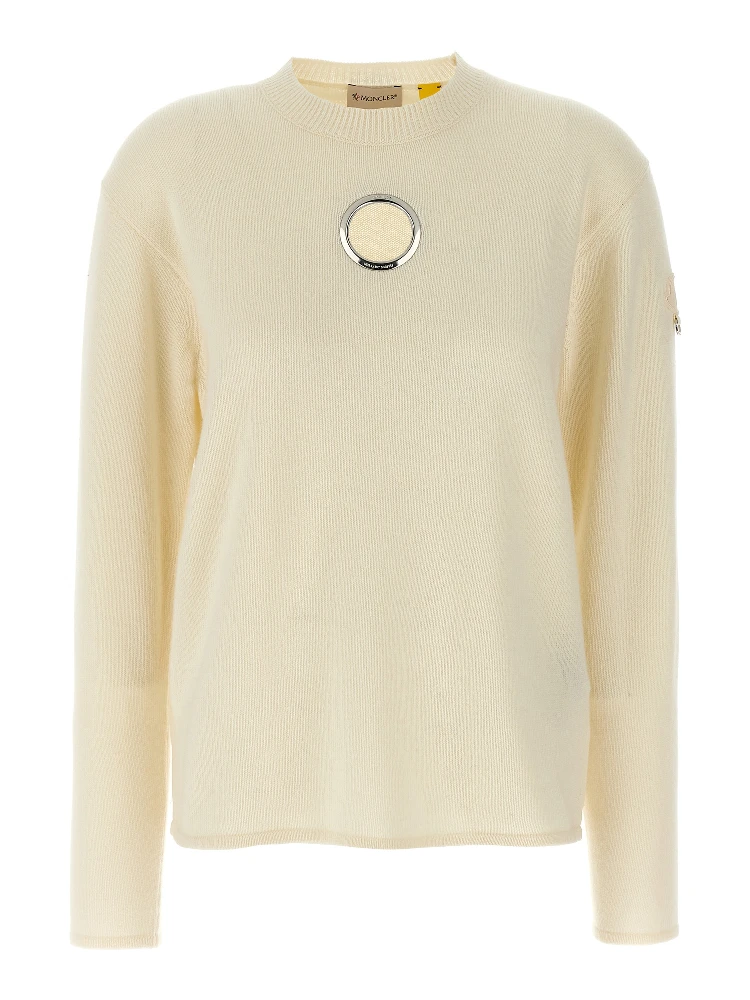 White Wool Cardigan