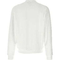 White Cotton Sweatshirt
