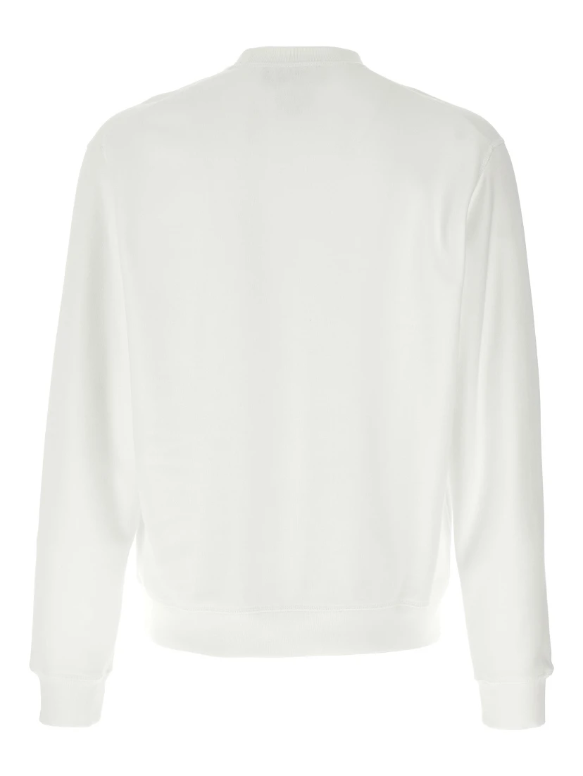 White Cotton Sweatshirt